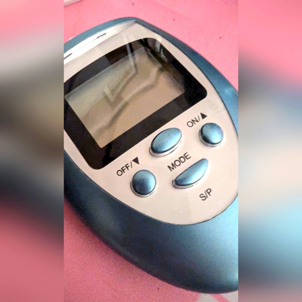 Blue Portable Tens unit